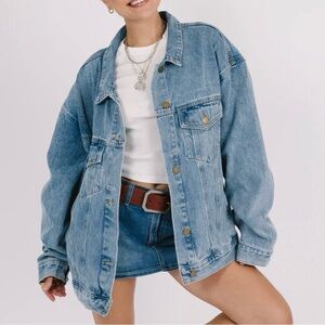 Viral Grey Bandit Midtown Denim Jacket